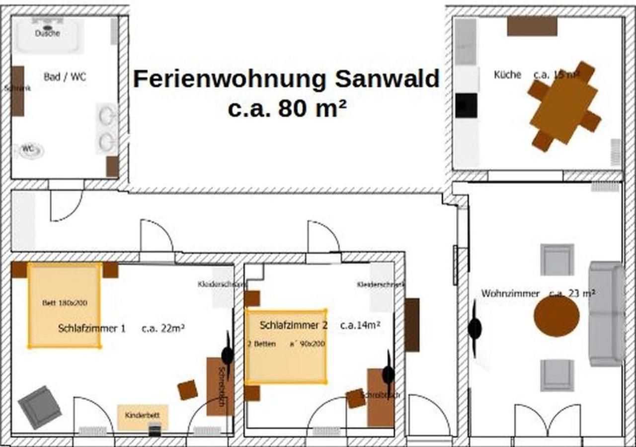 Ferienwohnung Sanwald Schwaebisch Hall Exterior photo